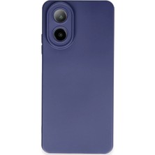 Bezos Oppo A38 Kılıf Nano Içi Kadife Silikon - Lacivert