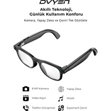 Dvyen G2 Pro Akıllı Yapay Zeka (Aı) Gözlük – Kamera, Bluetooth, Hafıza, Müzik, Aı Ast., Canlı Çeviri, Ipx5
