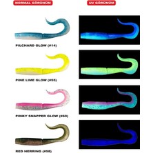 Daiwa Bait Junkie Wave Minnow 5.5'' 14 cm Silikon Yem Pine Lime Glow (#55)