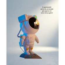 Galaxy Projeksiyon Lambası Astronot Şekilli 1 Adet Dekoratif