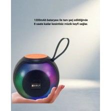 Taşınabilir Bluetooth Hoparlör 360° Stereo Ses 8 Saat Süre