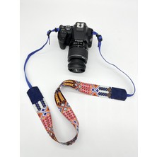 Anatolia Craft Dslr ve Slr Fotoğraf Makineleri Için Kilim Desenli Boyun ve Omuz Askısı,kayışı