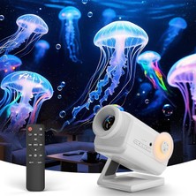 Hevolt 3D Galaxy Projektör 60 Çeşit Dinamik 3D Tema Bluetooth Bağlantılı Uzaktan Kumandalı LED Ambiyans Ortam Işığı Gece Lambası I
