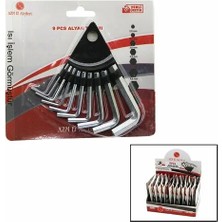Semel 10 Parça Kartlı Alyan Anahtar Takım SETİ120MM-NO-1.5-10