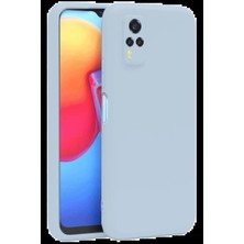 Vivo Y53S Kılıf Nano Içi Kadife Silikon - Buz Mavi
