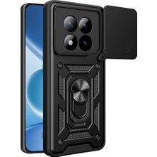Bezos Xiaomi Redmi Note 15 Pro 5g Pars Lens Yüzüklü Silikon - Siyah