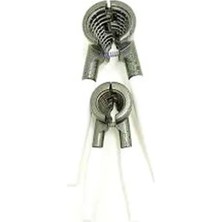 Semel 2 Parça Set Metal Fındık - Ceviz Kıracak Beyaz Saplı