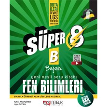 Nitelik Yayınları Nitelik Süper 8 Fen Bilimleri B Başarı Yeni Nesil Soru Kitabı