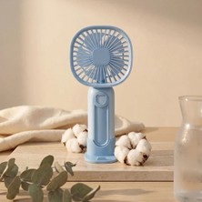 Akıllı Bayi 3 Kademeli Telefon Tutuculu Standlı Mini Fan – Tuşu Ayı Figürlü Masaüstü ve Eldekullanılab
