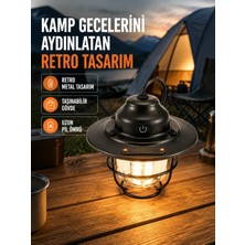 Semel Dekoratif ve Fonksiyonel Taşınabilir Kamp Gece Lambası