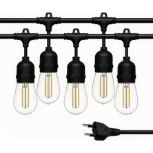 Semel Ledx KB00001 5’li E27 Duy Sıralı 5 Metre Lamba Kablosu (5 Adet Duy Içerir)