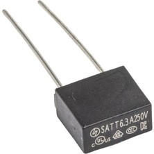 Labshop41 250V Gecikmeli Kondansatör Tip  6.3A  Sigorta x 1 Adet  (RF007)