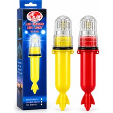 MiraLive Pilli 15LED Balıkçı - Domuz Feneri Sinyalli Roket Modeli Su Geçirmez WLH-188 (4887)