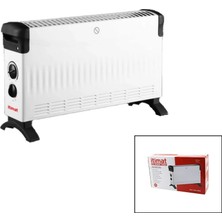 Semel Itimat CH-2020UM Küçük Boy Konvektör Isıtıcı - Soba Elektrikli Turbo Isıtma 3-Kademe Isı Ayarlı TERMOSTAT=750-1250-2000W