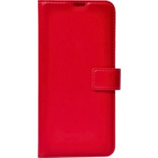 Tılsım Tekno Kırmızı Honor 600 Suni Deri Cüzdan Kılıf Kapaklı Mıknatıslı Kartlık Bölmeli Cüzdanlı Stand Özellikli