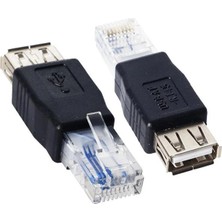 Semel Rj 45 Erkek USB A Dişi Ethernet Çevirici Jack
