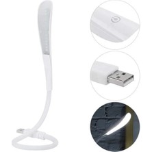 Semel PM-24560 14 Ledli Beyaz Esnek USB LED Lamba 3 Kademeli