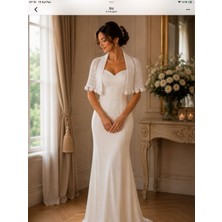 Megahan Butik Megahan Butık Beyaz Gullu Şal