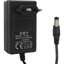 Semel Smy 1624E 29 Volt 1 Amper 5.5*2.5mm + 5.5x2.1mm Uçlu Uyumlu Priz Tipi Adaptör