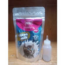 Hobi Kitten Milk Yavru Kediler Için Süt Tozu 200GR +1 Adet 50 ml Biberon