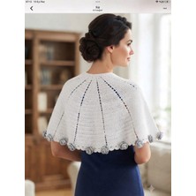 Megahan Butik Megahan Butık Beyaz Gullu Şal