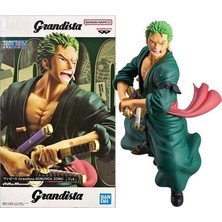 Bandai Bandaı Banpresto Roronoa Zoro One Piece, Grandista, 22 cm Figür