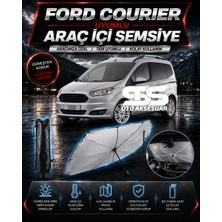 STS Oto Aksesuar Ford Courier Araç Ön Cam Güneşliği Katlanabilir Şemsiye Oto Güneşlik Uv Korumalı Gölgelik Araba Oto Şemsiyesi