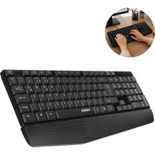 Semel Everest KB-951U Siyah USB Bilek Destekli Q Standart Ofis Klavyesi