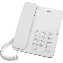 Semel Karel TM-140 Og Sabit Kablolu Ekransız Beyaz Masaüstü Telefon Og Telefon