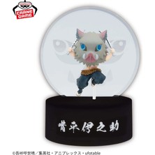 Bandai Bandaı Demon Slayer Puchitto Akarimasu (Push And Light Up) - Inosuke Hashibira 15 cm Figür