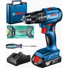 Bosch Gsb 185 Li Tek Akülü Darbeli Kömürsüz Matkap Vidalama 16 Parça Uç Seti