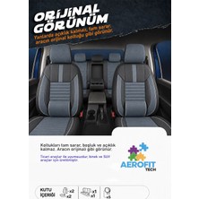 MKG Otomotiv Honda Civic Phantom Monza Gri Tay Tüyü Oto Koltuk Kılıfı Tam Set -Ortopedik-Kolay Montaj-Terletmez 1991-1995
