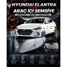 STS Oto Aksesuar Hyundai Elantra Araç Ön Cam Güneşliği Katlanabilir Şemsiye Oto Güneşlik Uv Korumalı Gölgelik Araba Oto Şemsiyesi