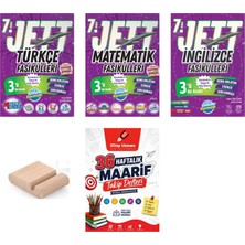 Ünlüler Karması 7.sınıf Jett Türkçe Matematik Ingilizce Fasikülleri 2027 Maarif Model+Telefon Tutucu+Maarif Defter