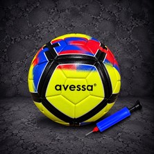 Muon Sports Kaliteli 4 Astar 420 Gram Pompa Hediyeli Suni Deri No:5 Futbol Topu