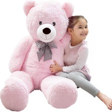Üstüner Sevgiliye Özel Hediye - 140 cm Papyonlu Peluş Ayıcık... 140CMAYI (Pembe)