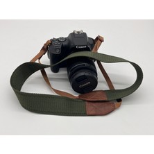 Anatolia Craft Dslr ve Slr Fotoğraf Makineleri  Için Yeşil Boyun ve Omuz Askısı,kayışı