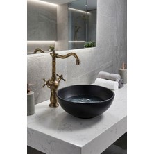 Titanium Design Antik Nostaljik Çanak Lavabo Bataryası