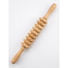 Ahsen Sağlık Hacamat Kupası Ahşap Masaj Merdanesi - 40CM