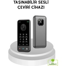 Taşınabilir Akıllı Tercüme Cihazı – Gerçek Zamanlı Ses ve Metin Çevirisi