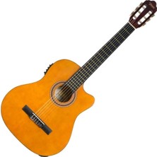 Üstüner VC104TCE Elektro Klasik Gitar 4/4 Kılıf Pena