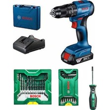 Bosch Gsb 185 Li Tek Batarya 41 Parça Aksesuar Seti