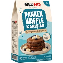 Gluno Glutensiz Karabuğdaylı Keçiboynuzlu Pankek & Waffle Karışımı 150 G