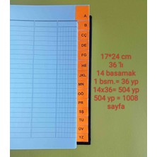 Deftersan 17X24 Fihrist Defteri 36 Lı