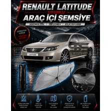 STS Oto Aksesuar Renault Latitude Araç Ön Cam Güneşliği Katlanabilir Şemsiye Oto Güneşlik Uv Korumalı Gölgelik Araba Oto Şemsiyesi
