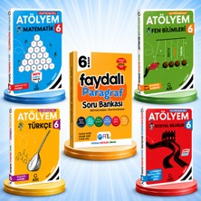 Arı Yayıncılık 6 . Sınıf Atölyem Set (Türkçe, Matematik, Fen, Sosyal) + Paragraf Hediye