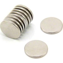 Üstüner Dünya Magnet 10 Adet 12 x 2 mm Yuvarlak Neodyum Mıknatıs Magnet