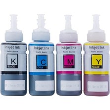 Üstüner Epson ile Uyumlu T664 L382,L386,L3050,L3060,L3070,L565 4 Renk Mürekkep Seti