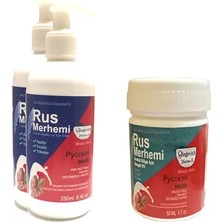 Motto Ticaret Hintohu Tüy Dökücü Azaltıcı Rus Merhemi 250 ml 2 Adet+Genital Bölge Merhemi 50 ml 1 Adet