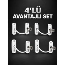 Semel Pencere Güvenlik Kilidi Anahtarlı Çocuk Emniyet Kilidi 4’lü Set